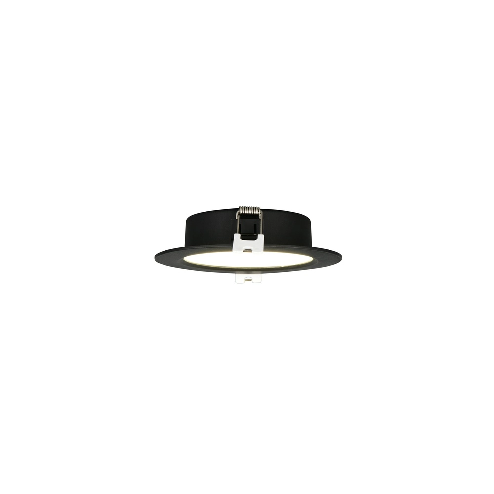 Recessed spotlight Ural black Ø 12cm Trio 4017807711455