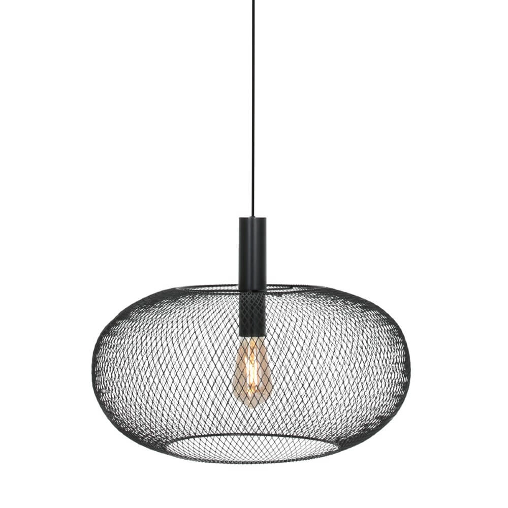 Black pendant lamp Cloud Ø 50cm