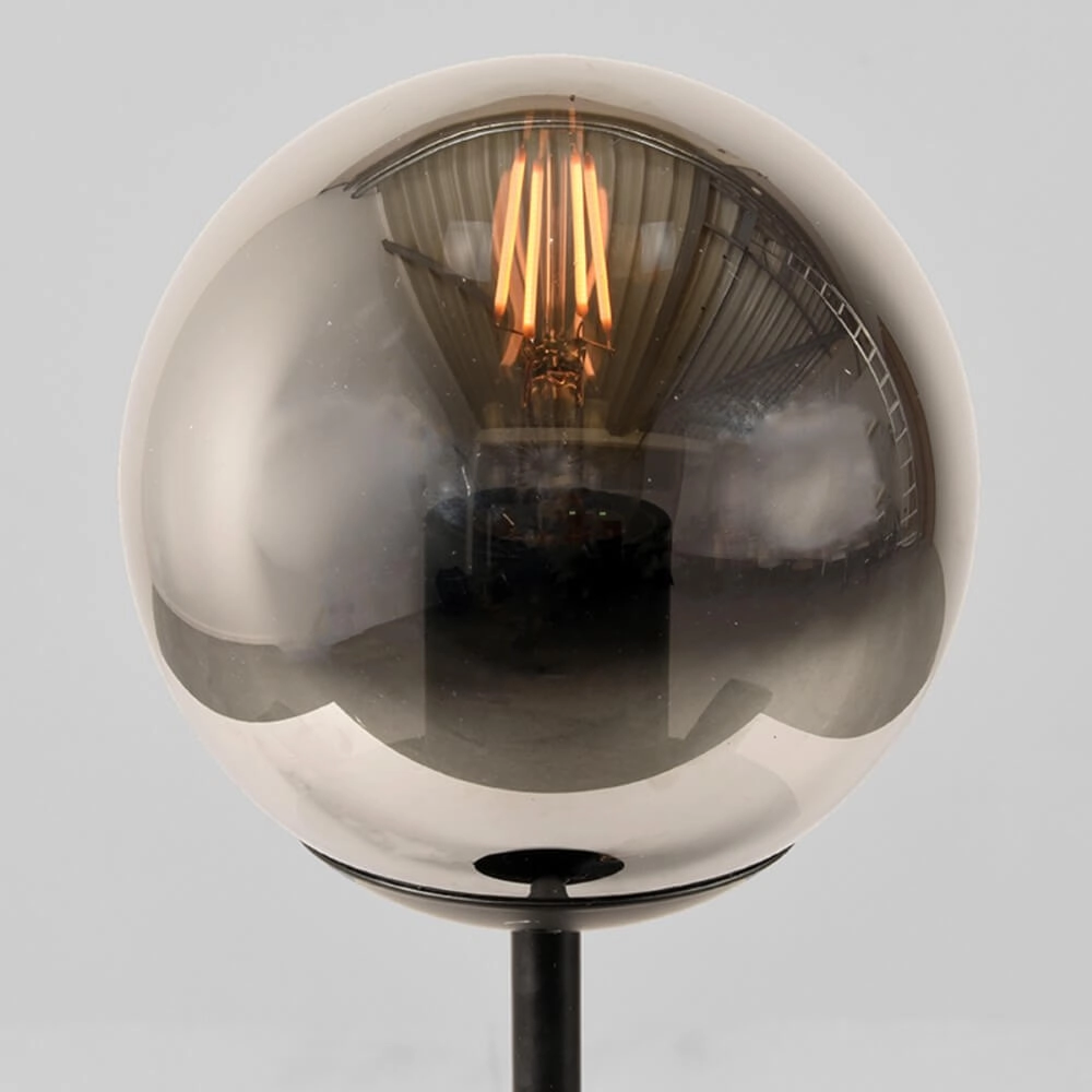 Table lamp Fumo with smoke glass - Ø 25cm Label51 8720195419013