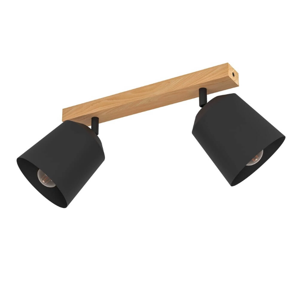 Rural ceiling lamp Cotorro 2-light