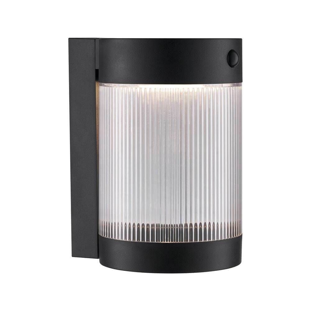 Wall lamp Coupar Black Solar