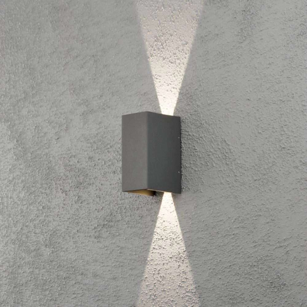 LED spot Cremona Up - Down 2x3w - 3000K 17cm anthracite KonstSmide 7318307940374
