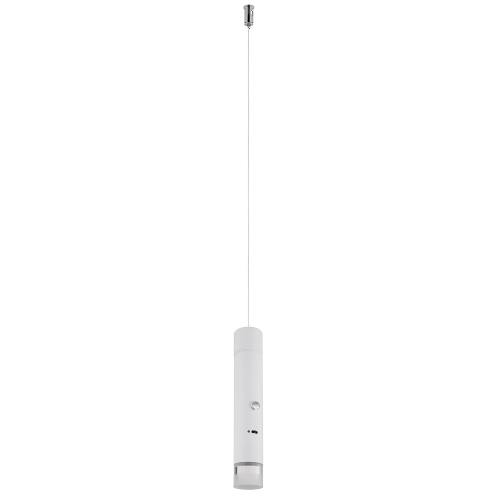 Sleek pendant lamp Pelo white Globo 9007371566358