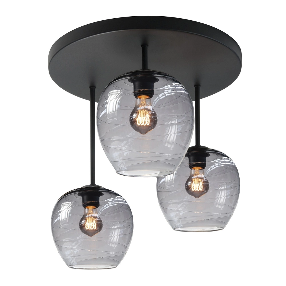 Ceiling lamp Fantasy 3-light black