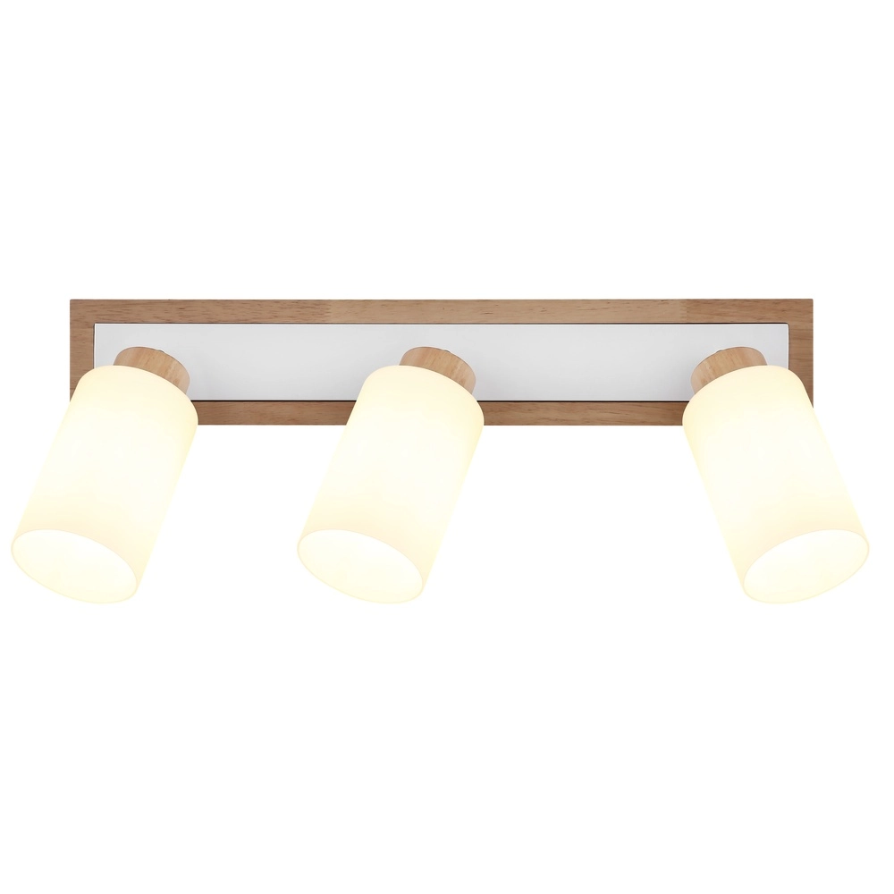 Ceiling lamp Rowena 3-light wood Globo 9007371580361