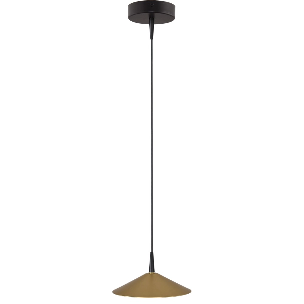 Design pendant lamp Ceppo black with gold Ø 18cm