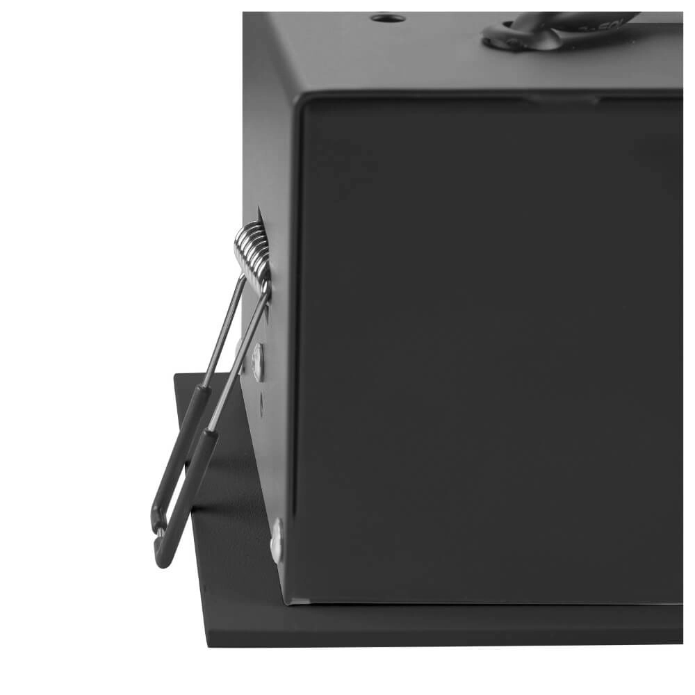 Square LED recessed spotlight Kadux Single 1x Led - black - 3000K SLV 4024163279345
