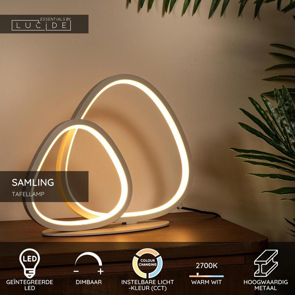 Modern table lamp Samling sand brown Lucide 5411212783004