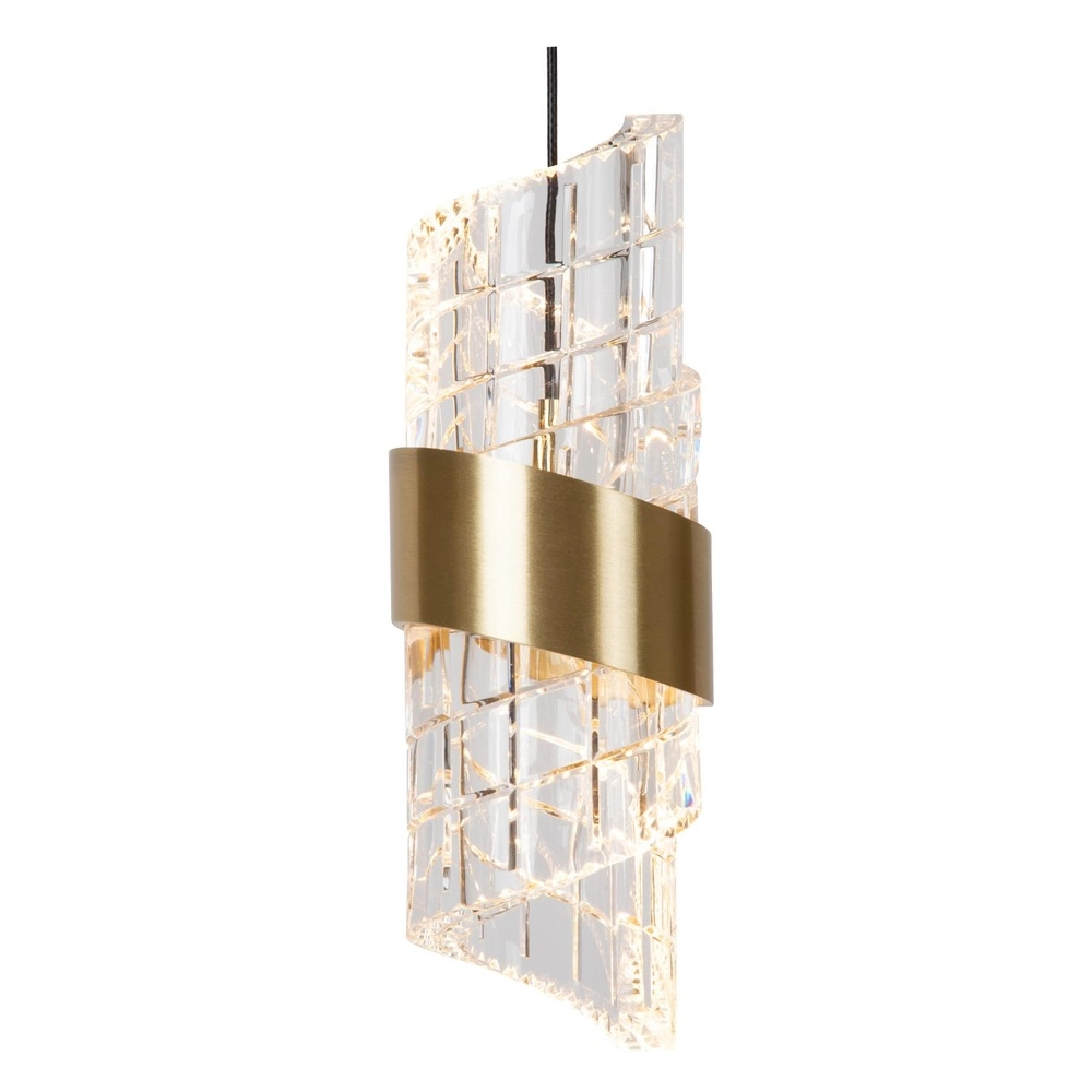 Design pendant lamp Kligande 5-light gold round Lucide 5411212134622