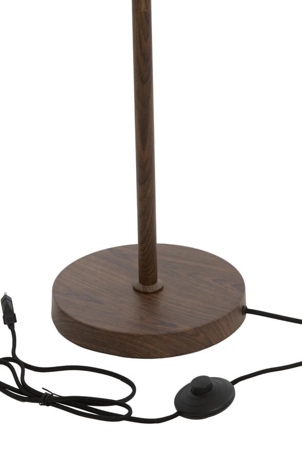 Floor lamp Dania dark wood print Light & Living 8717807759551