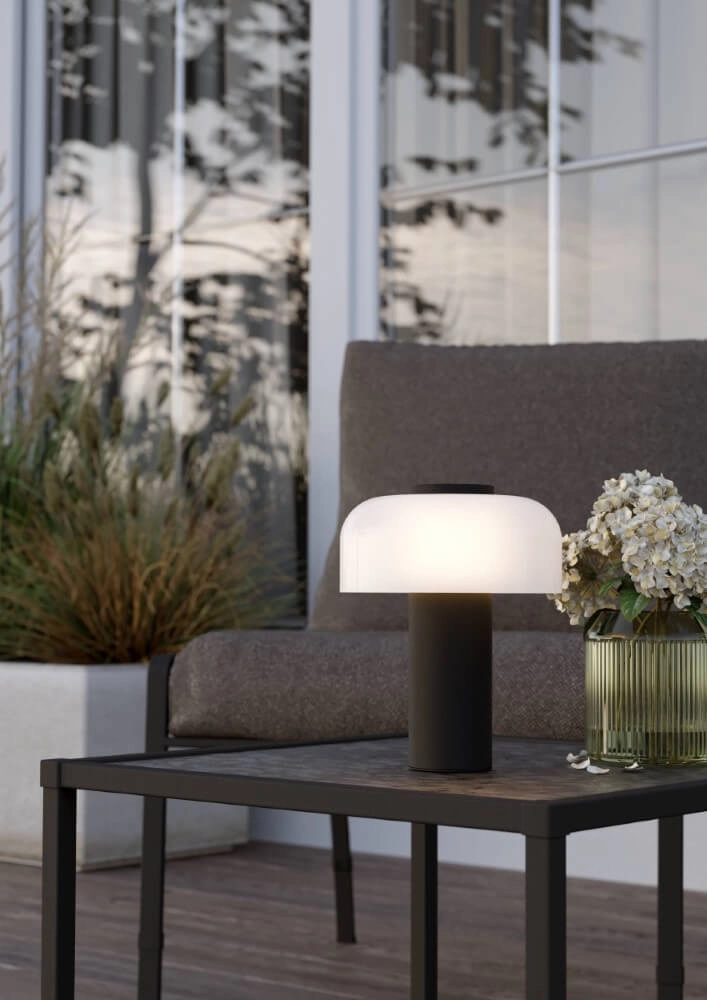 Design table lamp Ponente black and white Eglo 9008606297870