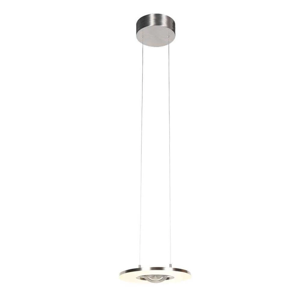 Sleek pendant lamp Soleil Ø 32cm grey Steinhauer 8712746176674
