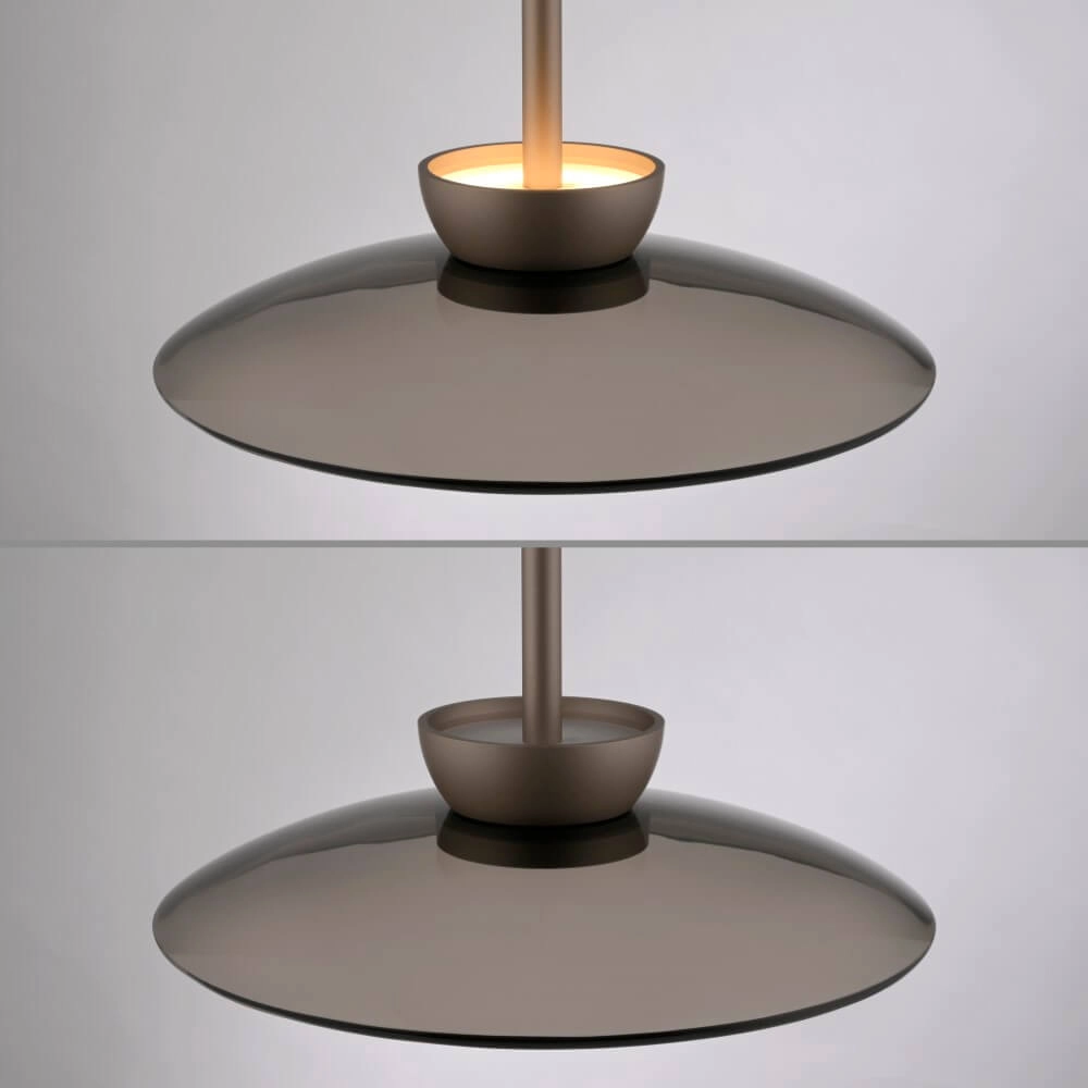 3-light hanging lamp Pure Moon bronze Paul Neuhaus 4012248383940