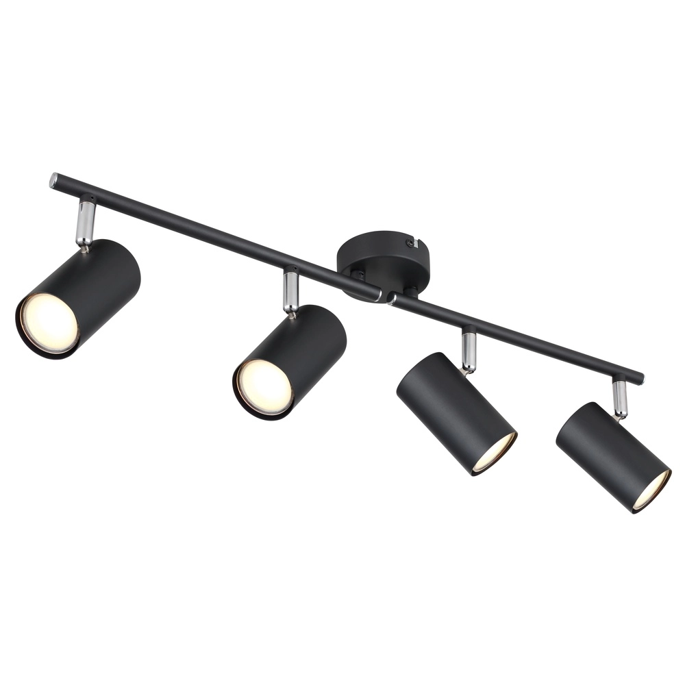 4-light ceiling lamp Allvi Black