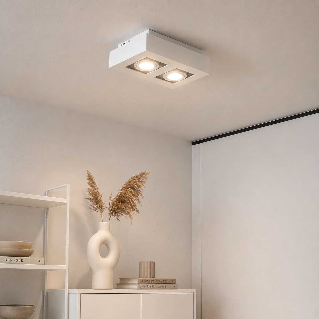 Surface-mounted spotlight Bosco double