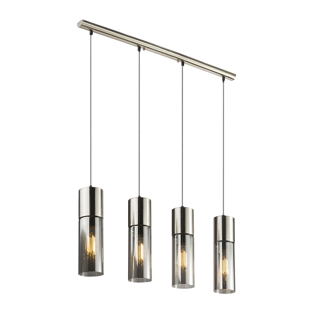 4-light pendant lamp Annika Nickel design