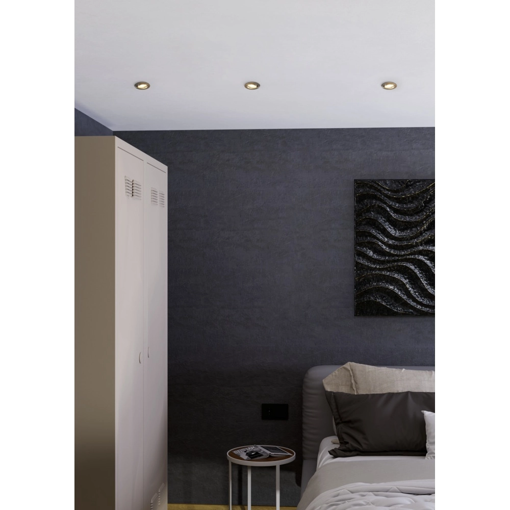 Recessed spotlight Barranco nickel Ø 9cm Eglo 9008606359080