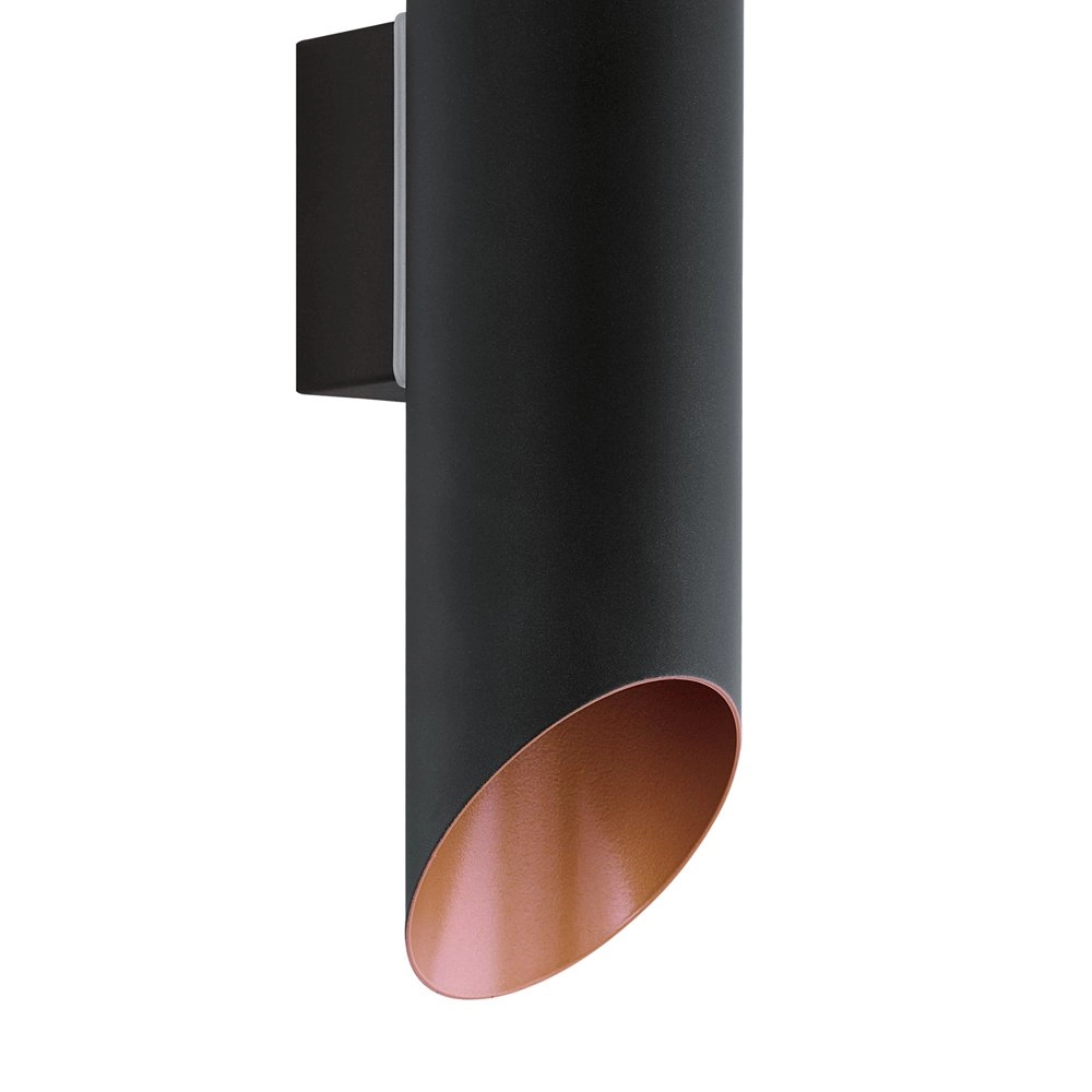 Wall lamp Agolada Up - Down black with copper brown Eglo 9002759948047