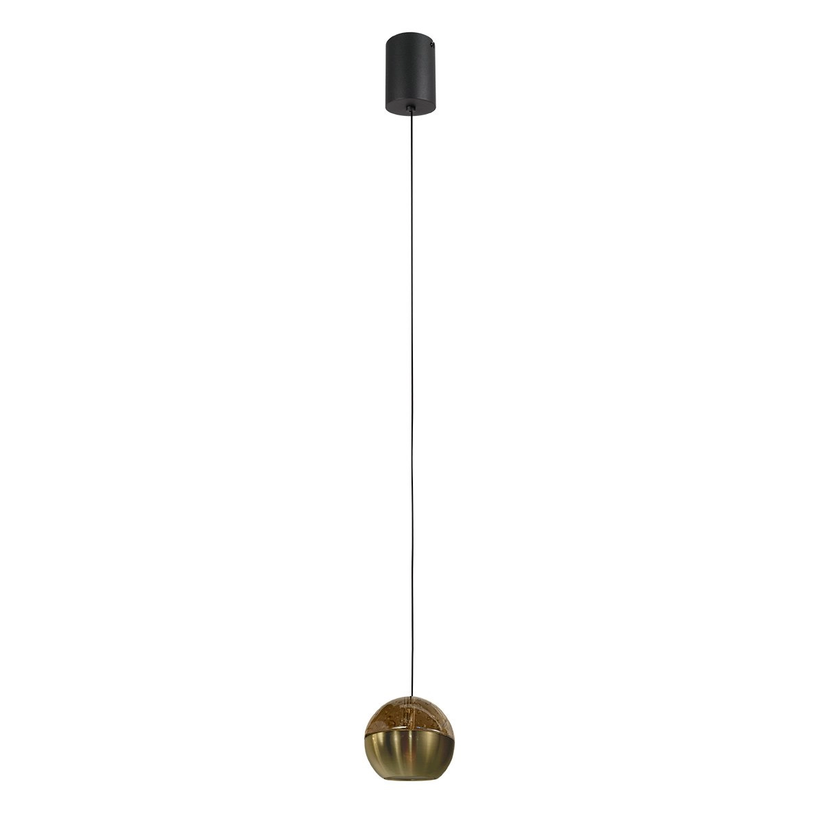 Led pendant Belluno brass with glass Steinhauer 8712746183917