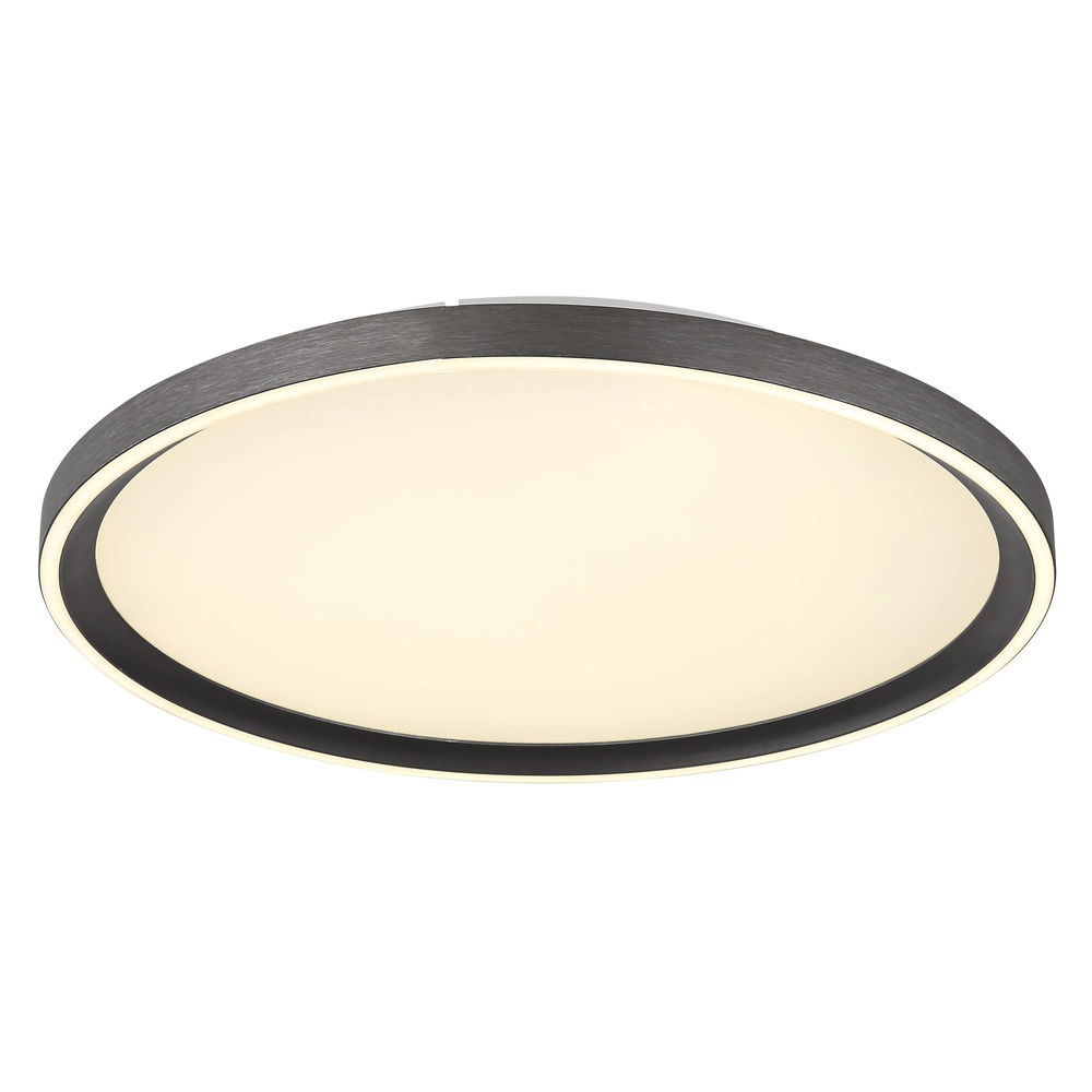 Sleek ceiling light Dublin Ø 40cm grey