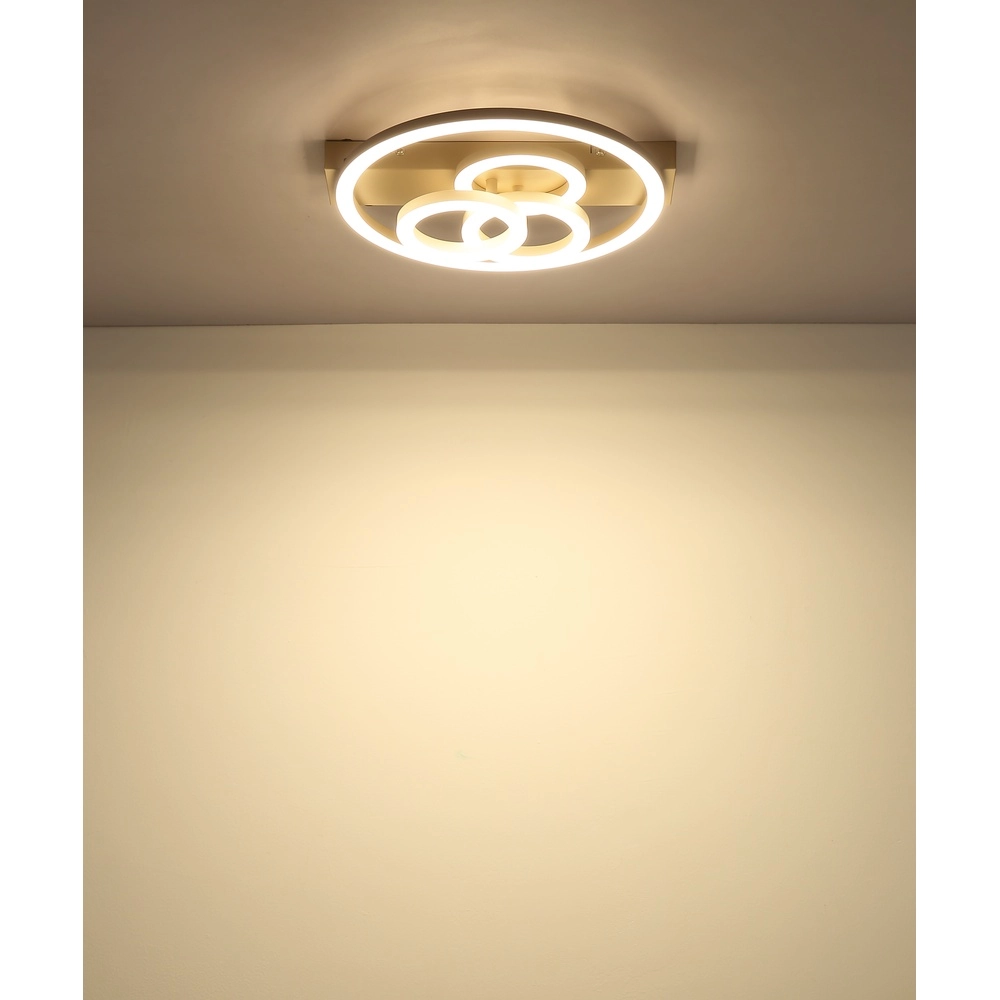 Unique ceiling lamp Darryl sand brown Globo 9007371593217
