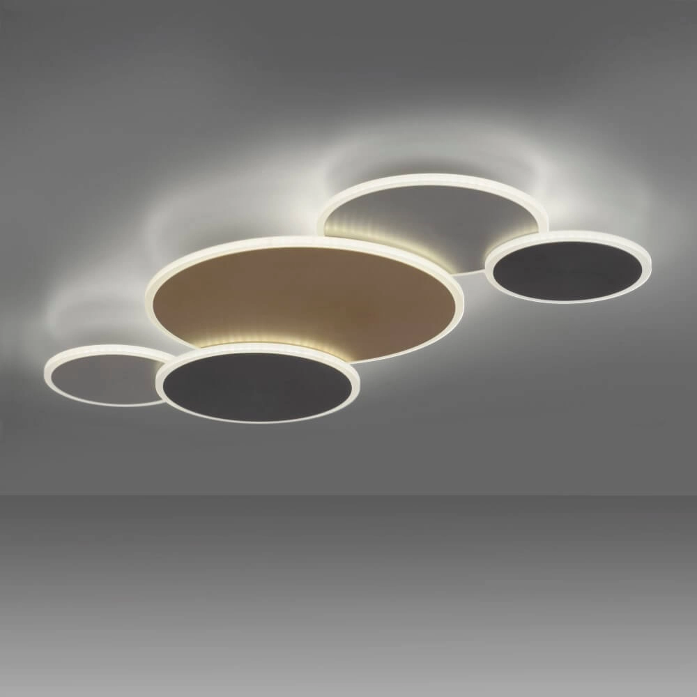 Design wall lamp Q-Piato 85cm Paul Neuhaus 4012248374528