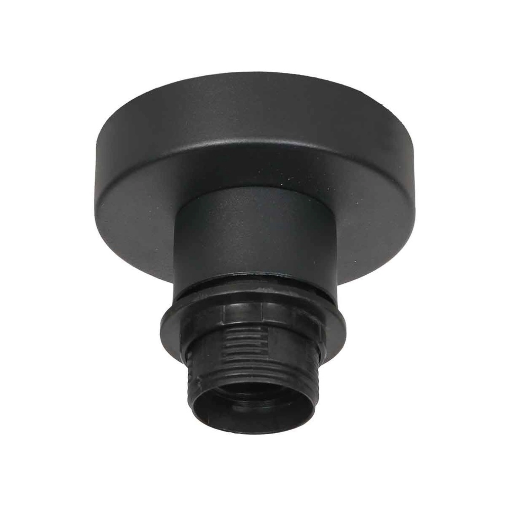 Ceiling lamp Bloeba black with amber glass Steinhauer 8712746179170