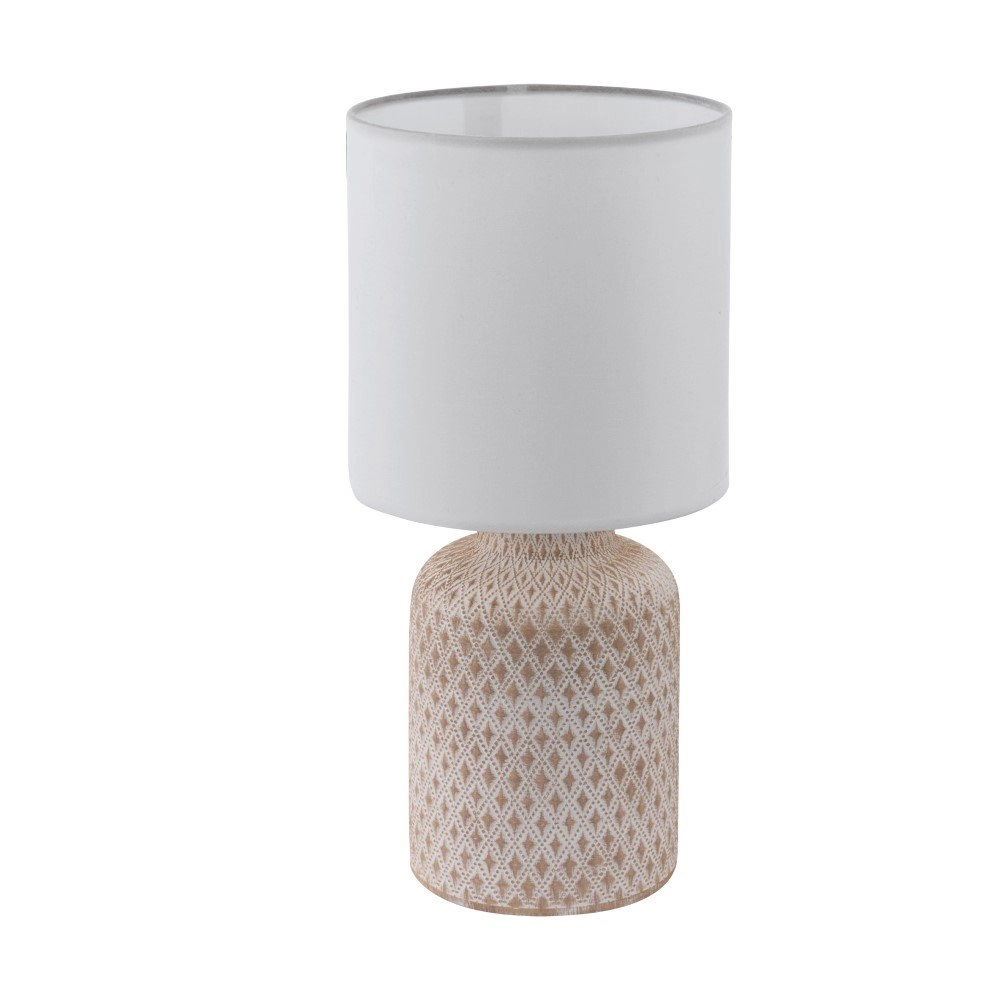 Country table lamp Bellariva Ceramic cream
