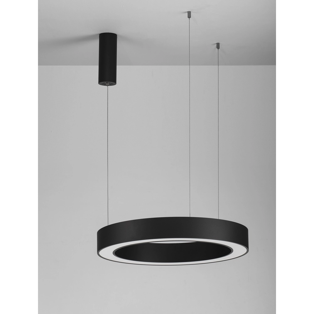 Pendant lamp Morbido black Ø 60cm Lyora 5212017438645