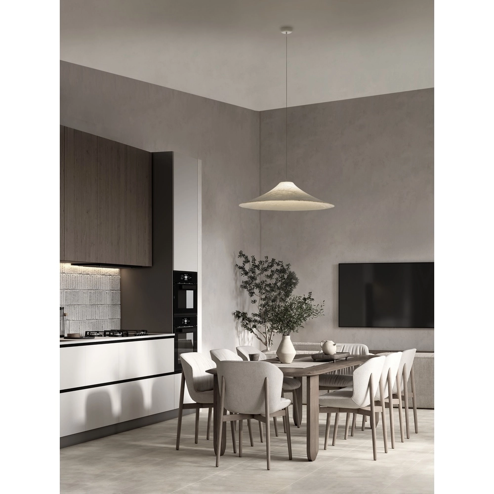 Pendant lamp Oket white Ø 90cm Lyora 5212017468093