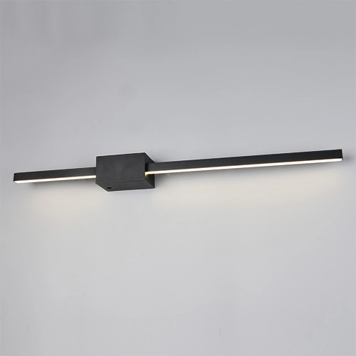 Modern wall lamp Cassino black 70.5cm Trio 4017807683226