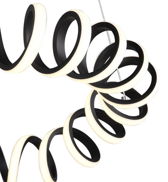 Design hanging lamp Curl Ø 55cm Trio 4017807467789