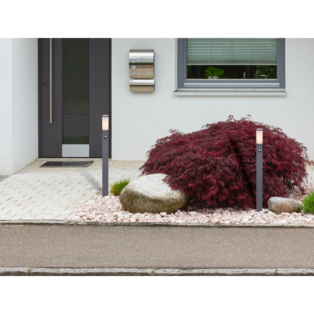 Garden lamp 110cm Boston anthracite with white and sensor Globo 9007371414666