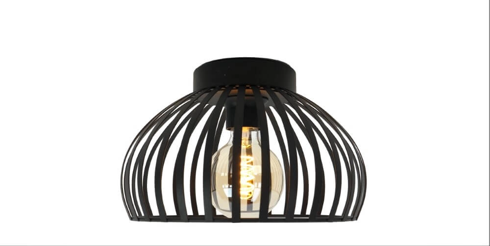 Wire ceiling lamp Mogano 3 Ø 28cm Eglo 9008606254217