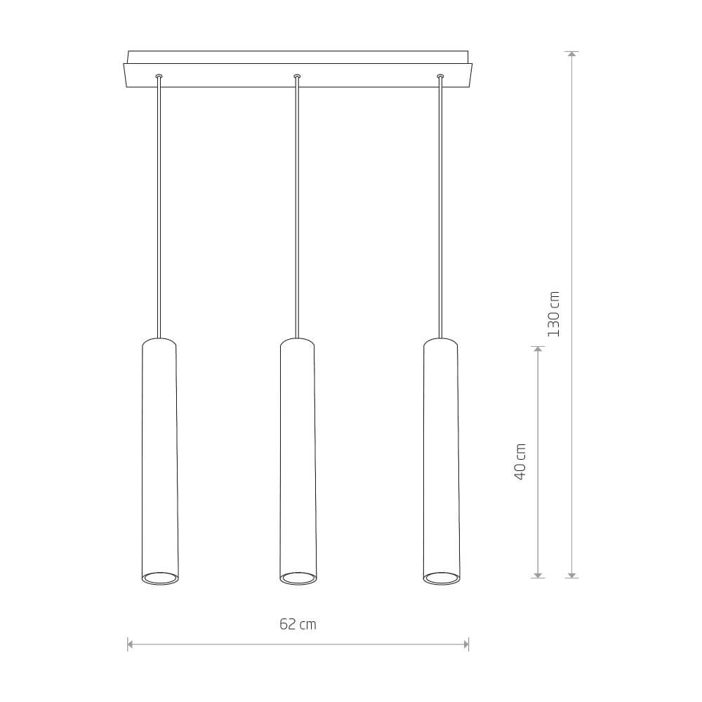 3-light hanging lamp Eye Lyora 5903139648196