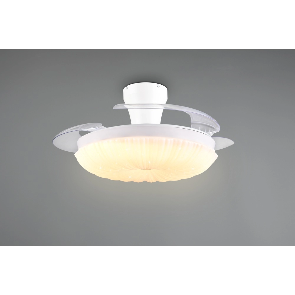 Fan Kiruna white Ø 106cm