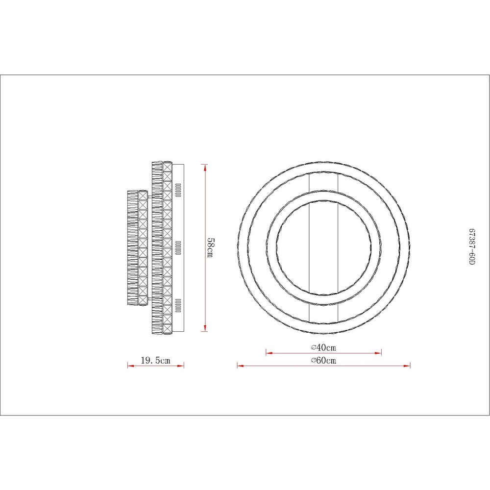 Ceiling lamp Laurel chrome Globo 9007371578771