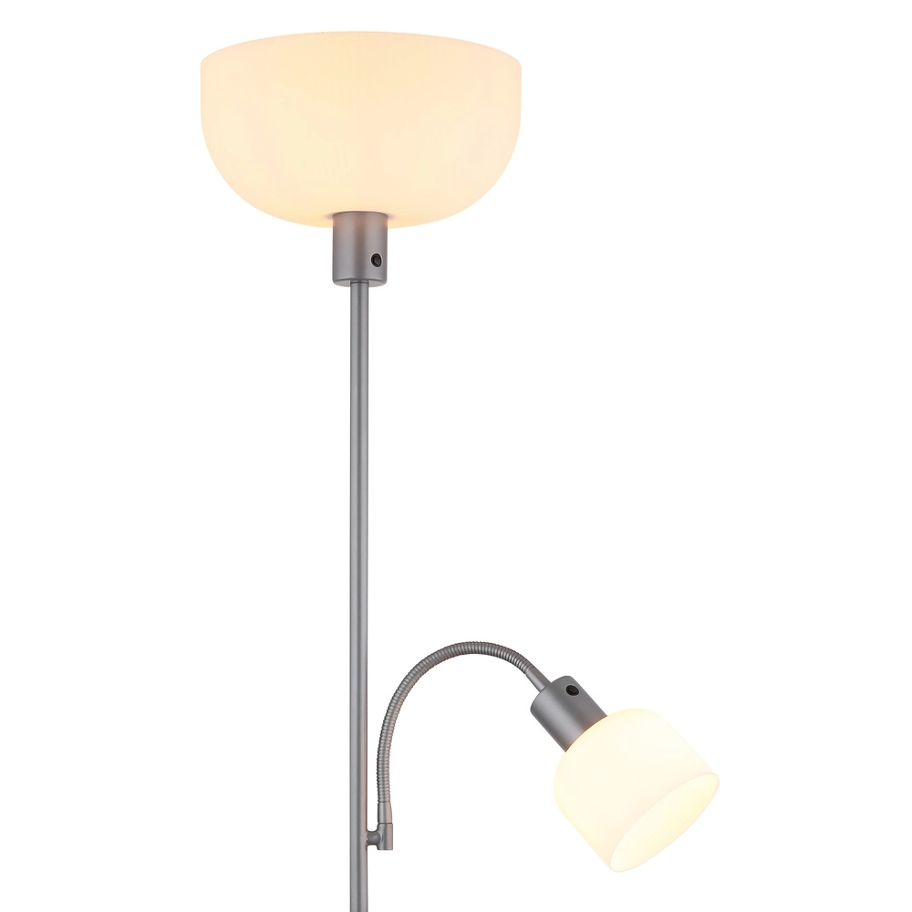 Floor lamp Hinton silver grey Globo 9007371531592