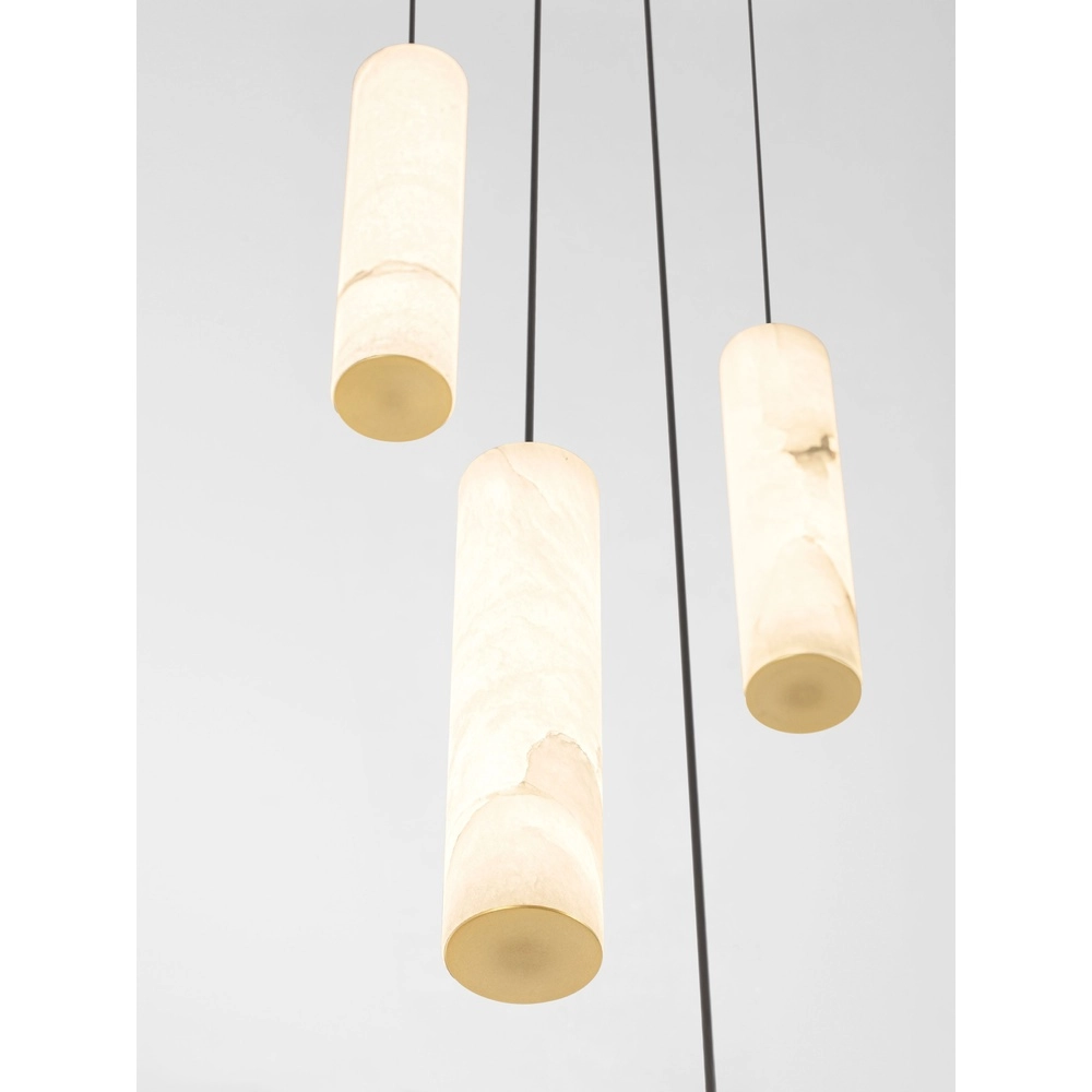 Pendant lamp Diletto Gold with white 7-lights Lyora 5212063503236