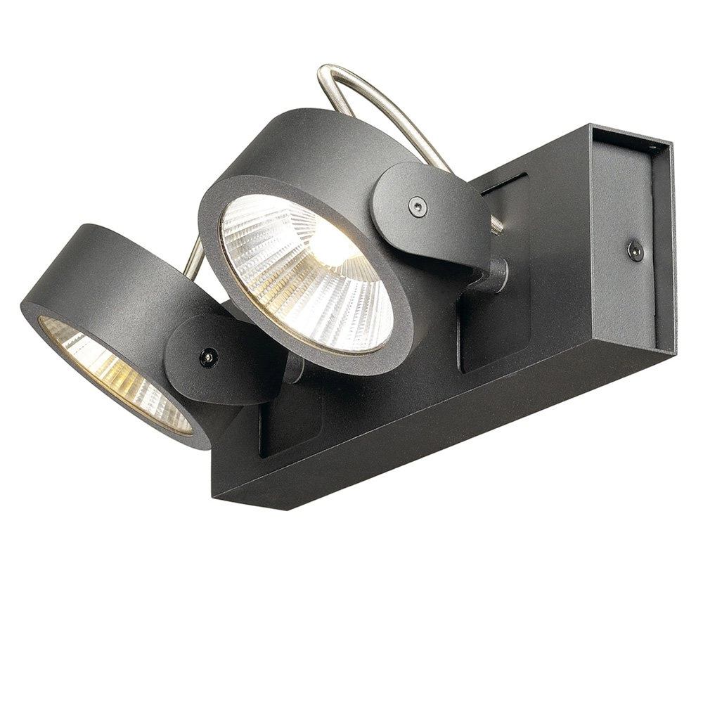 Directional spotlights Kalu Led 2-light - 2x24w black