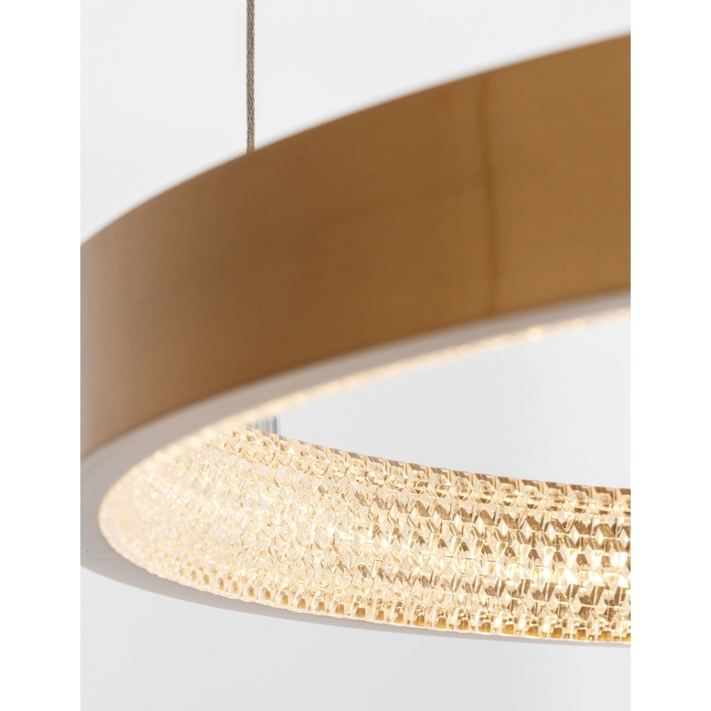 Pendant lamp Preston gold Ø 60cm Lyora 5212017424075