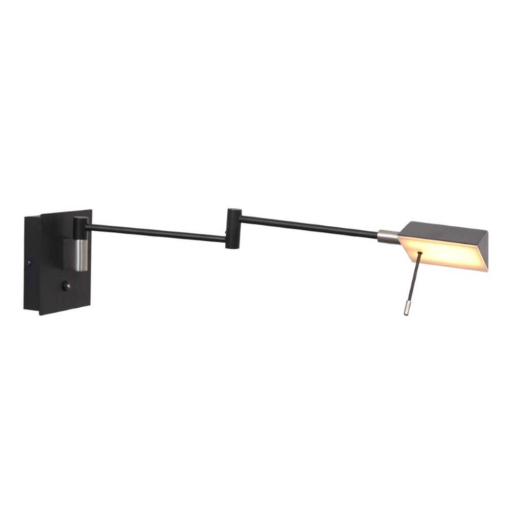 Black wall reading lamp Retina Steinhauer 8712746166040