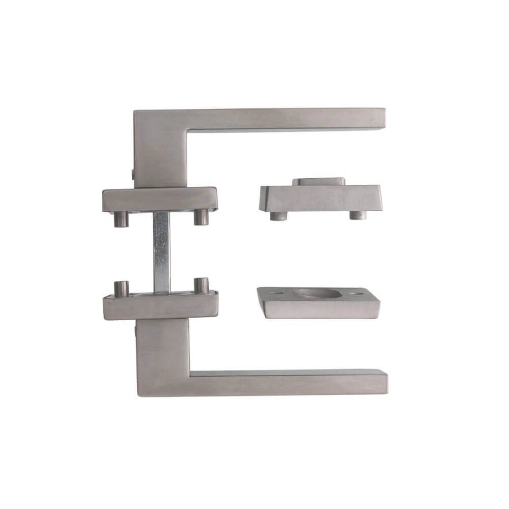 Rear door hardware set Amsterdam Stainless steel Intersteel 8714186571163