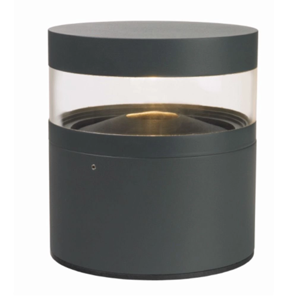 LED garden lamp Stavanger 22cm gray