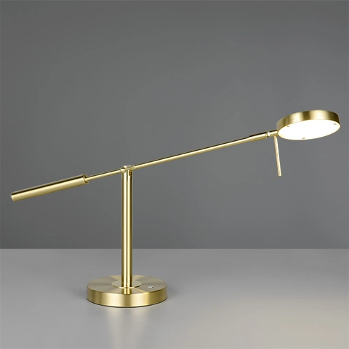 Desk lamp Monza brass Trio 4017807693294