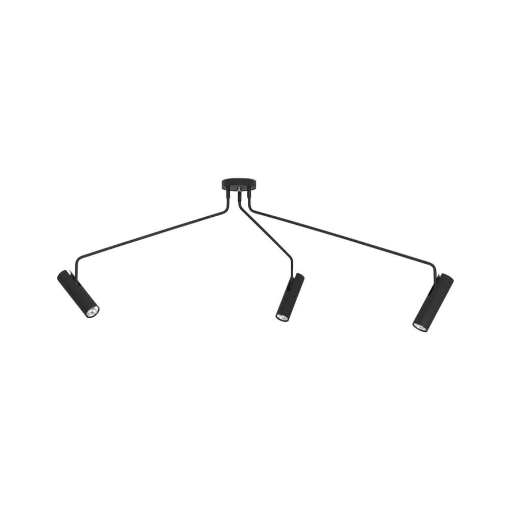 Flexible ceiling lamp Eye Super black