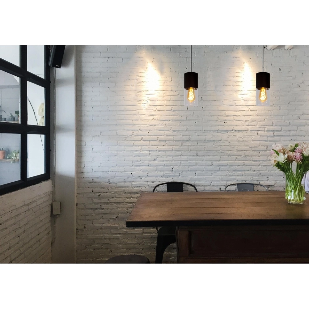 Pendant lamp Zino Ø 10cm black Lucide 5411212740885