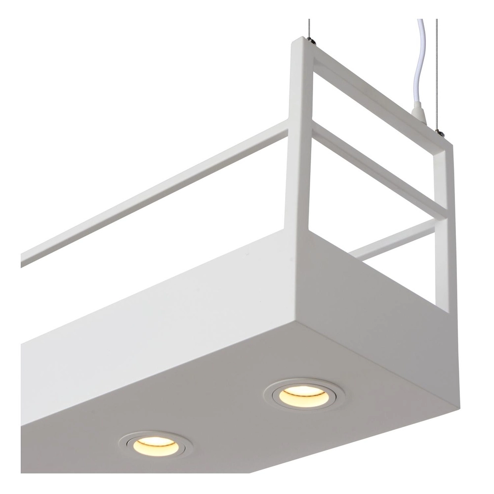 White pendant lamp Miravelle Design Lucide 5411212211446