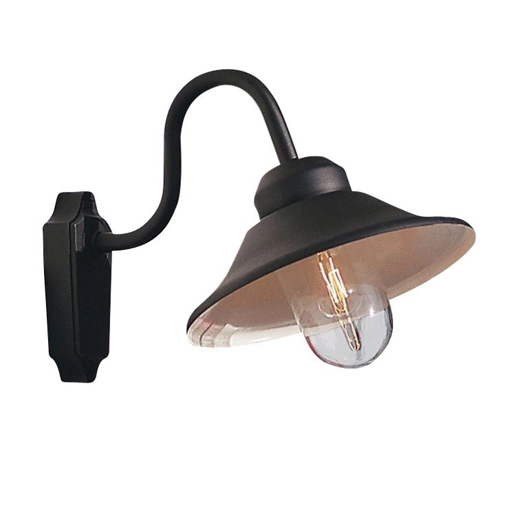 Barn lamp Vega E27 matt black