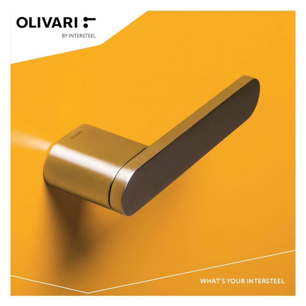 Design door handle Radial matt chrome Olivari 8714186478158